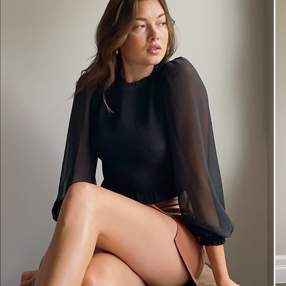 Aritzia Wilfred Lilith Blouse Size Small